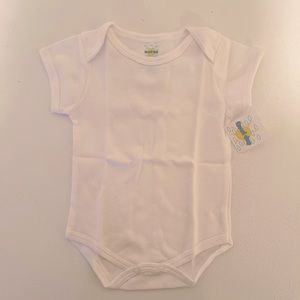 Brand new, White short sleeve bodysuit